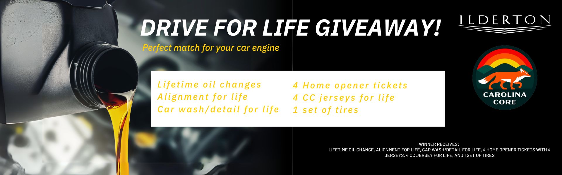 Drive for Life Giveaway